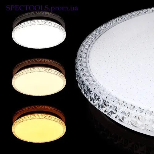 LED ceiling light PLUTON 60Wx2±5%, Ø 800 dimmable, controller included