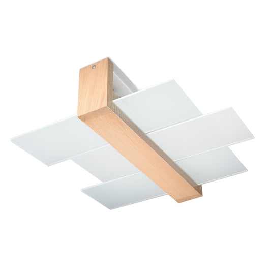 Ceiling lamp FENIKS 2 natural wood