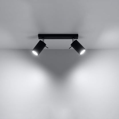 Ceiling lamp RING 2 black