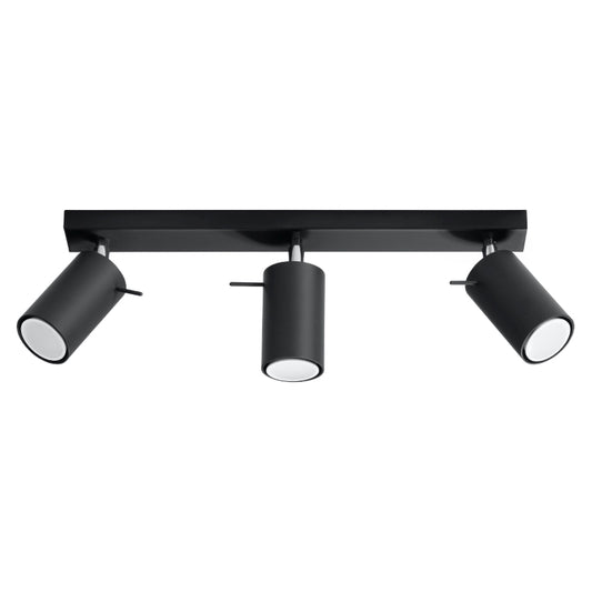 Ceiling lamp RING 3 black