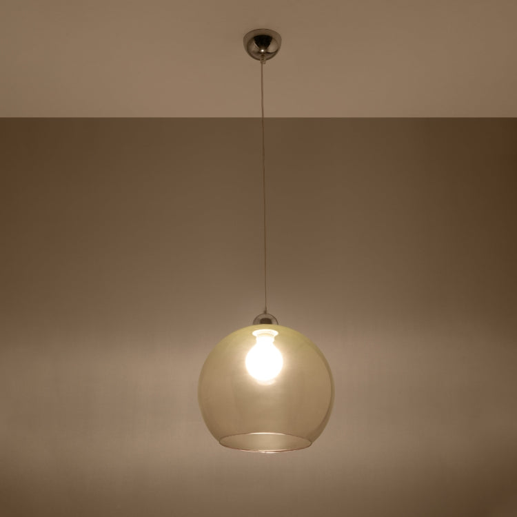 Pendant lamp BALL champagne