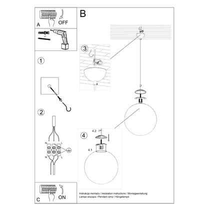 Pendant lamp UGO 30