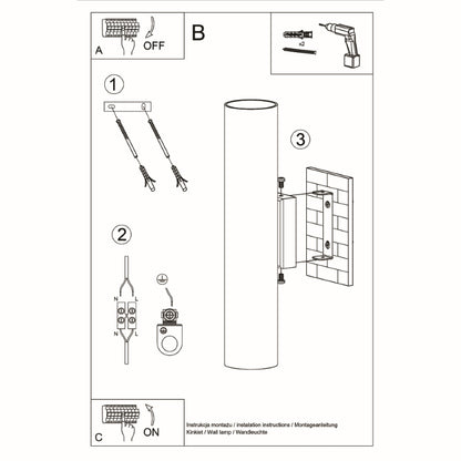 Wall lamp LAGOS white