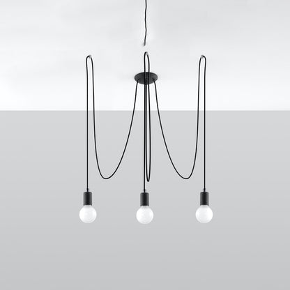 Chandelier EDISON 3 black