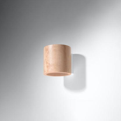 Wall lamp ORBIS natural wood