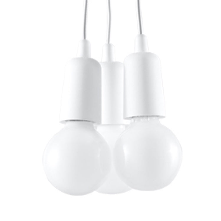 Pendant lamp DIEGO 3 white