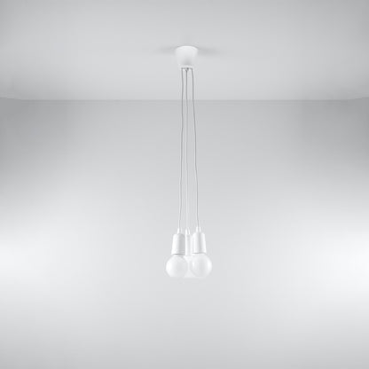 Pendant lamp DIEGO 3 white