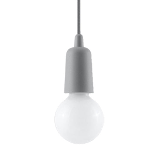 Pendant lamp DIEGO 1 grey