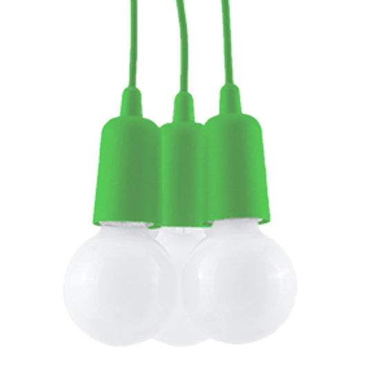 Pendant lamp DIEGO 3 green