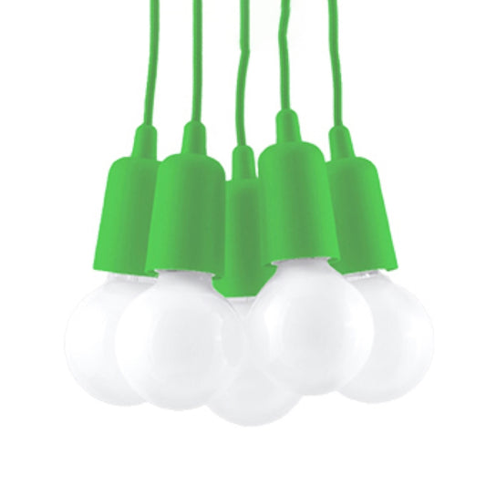 Pendant lamp DIEGO 5 green