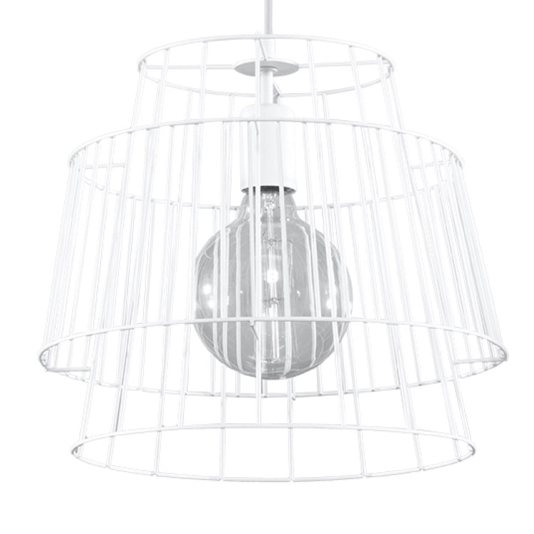 Pendant lamp GATE white