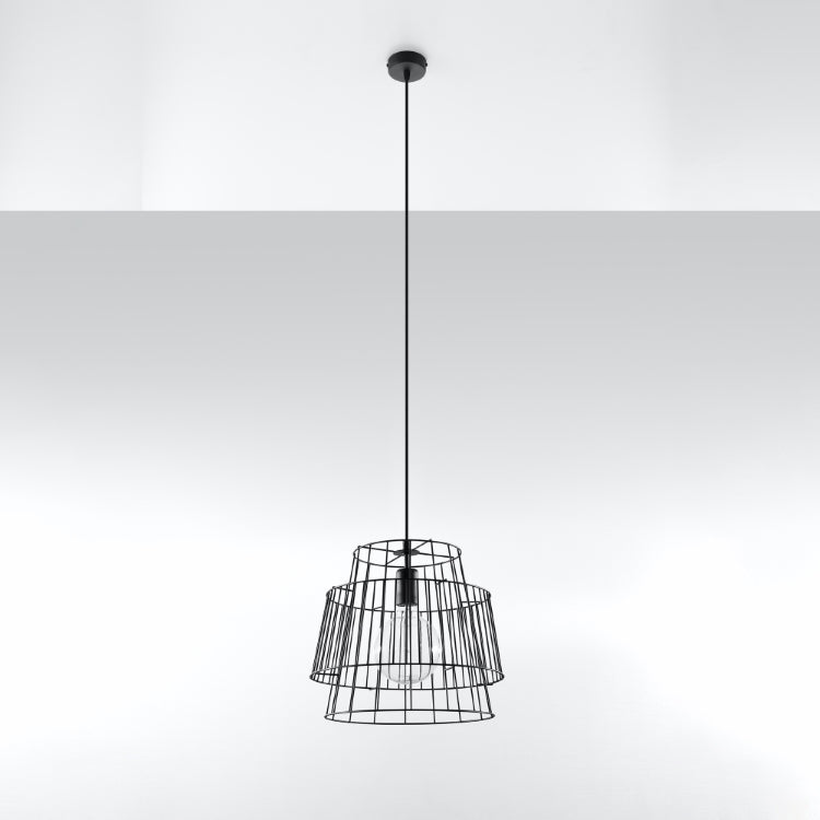 Pendant lamp GATE black