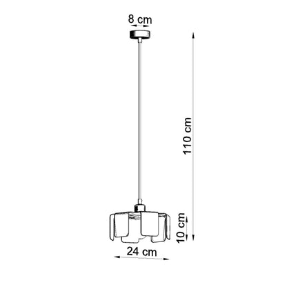 Pendant lamp TULIP white