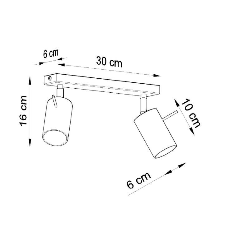 Ceiling lamp RING 2 chrome