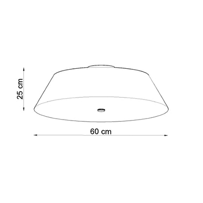 Ceiling lamp VEGA 60 white