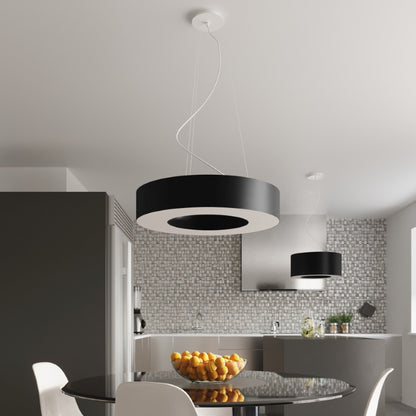 Chandelier SATURNO 90 black