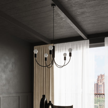 Chandelier PICCOLO 3 black