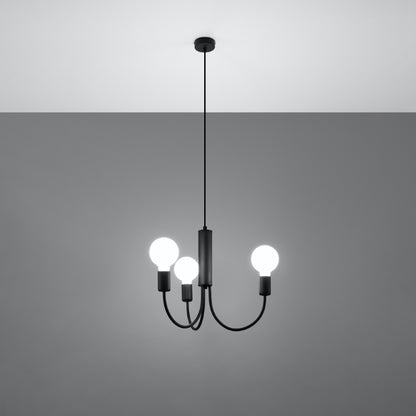 Chandelier PICCOLO 3 black