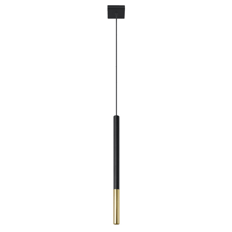 Pendant lamp MOZAICA 1 black/golden