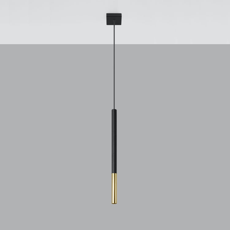 Pendant lamp MOZAICA 1 black/golden