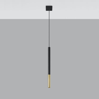 Pendant lamp MOZAICA 1 black/golden