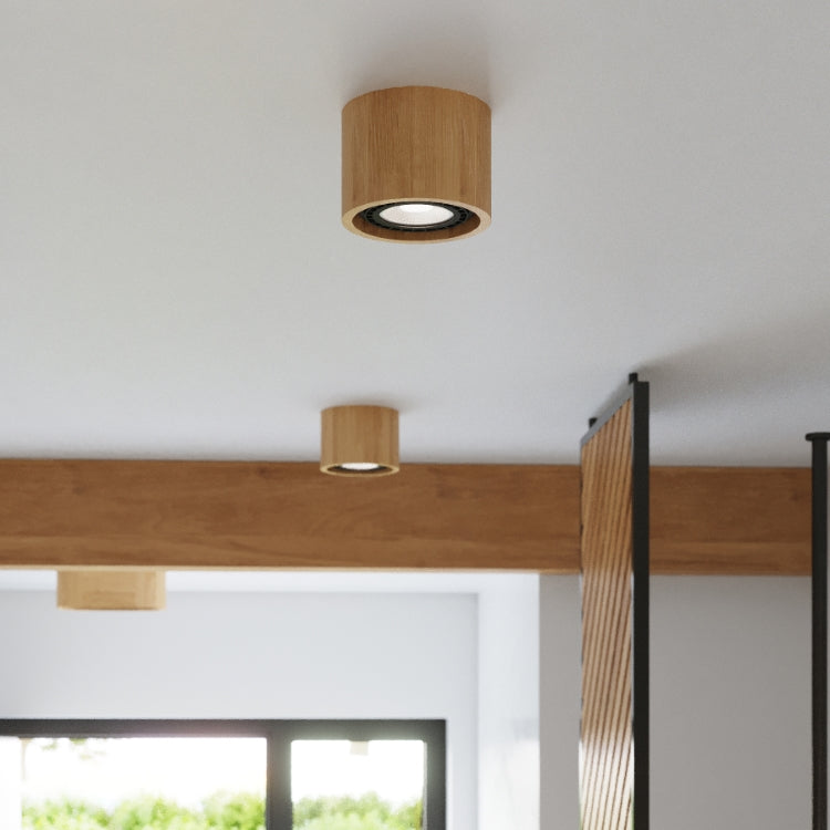 Ceiling lamp BASIC 2 natural wood