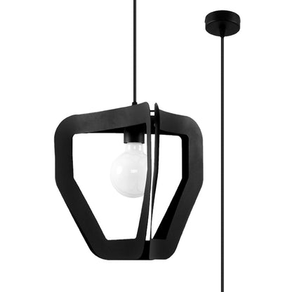 Pendant lamp TRES black