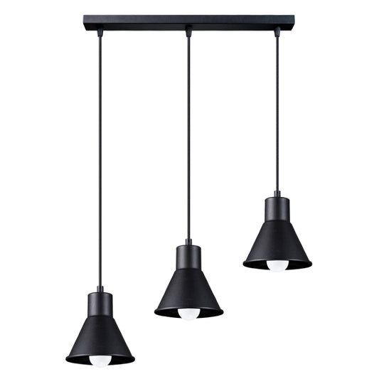 Pendant lamp TALEJA 3 black [E27]