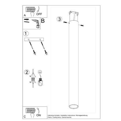 Ceiling lamp LAGOS 60 white