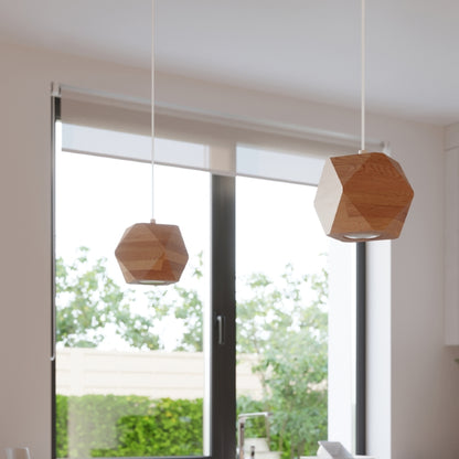 Pendant lamp WOODY natural wood