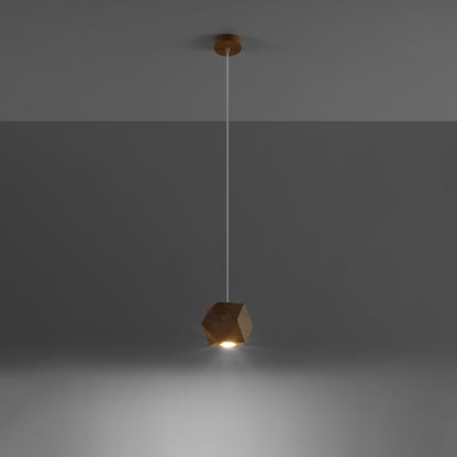 Pendant lamp WOODY natural wood