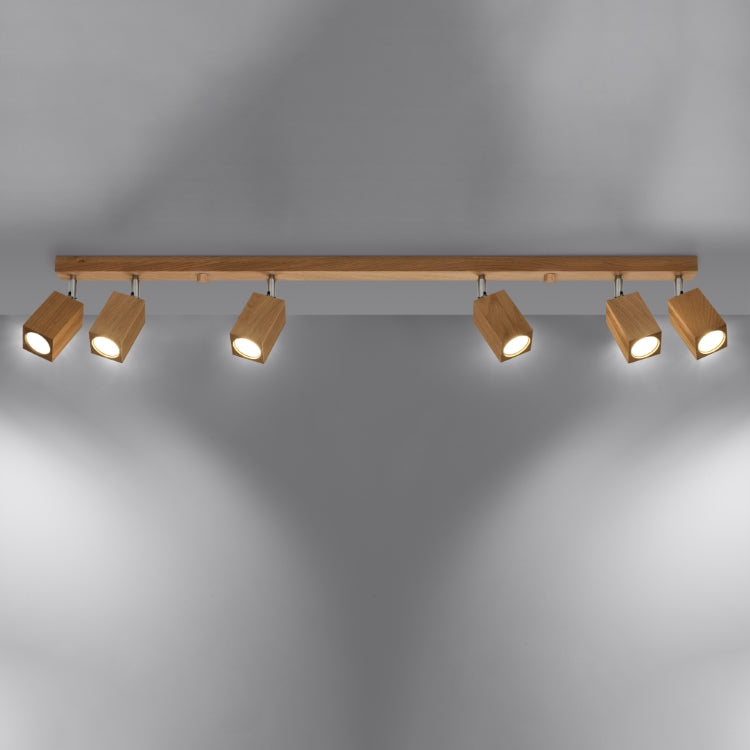 Ceiling lamp KEKE 6 oak