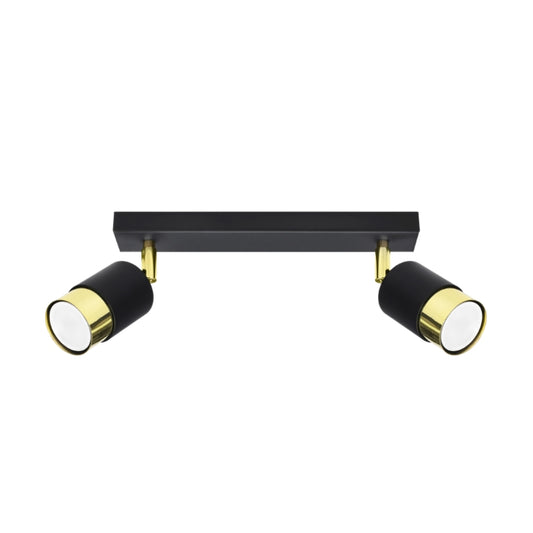 Ceiling lamp NERO 2 black/golden