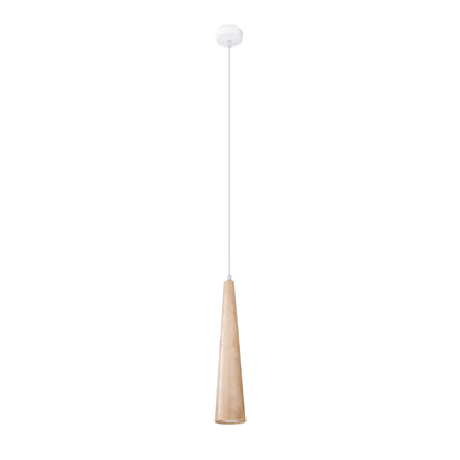 Pendant lamp SULA 1 natural wood