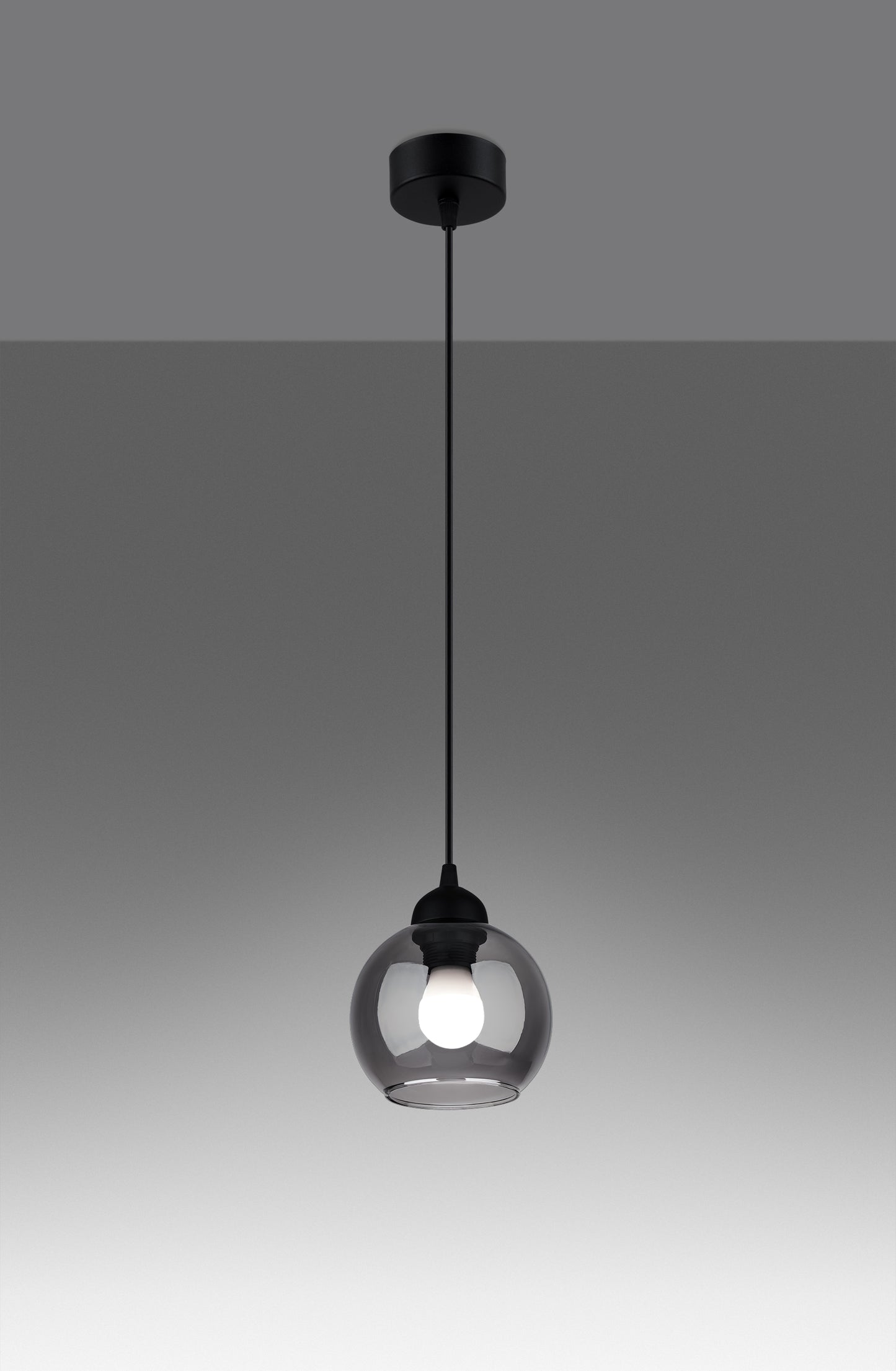 Pendant lamp ALINO 1 black