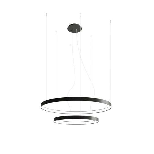 Chandelier RIO 2 55/78 black 3000K LED