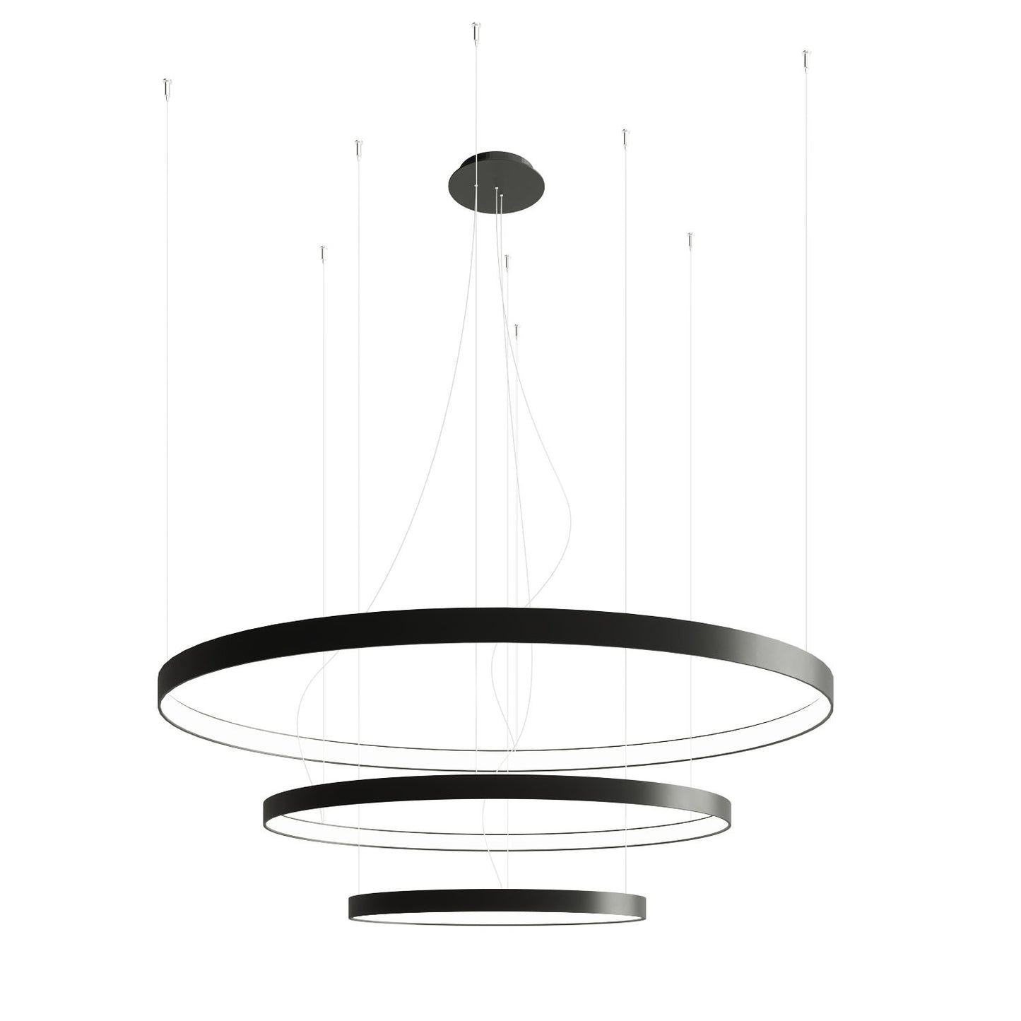 Chandelier RIO 3 55/78/110 black 3000K LED