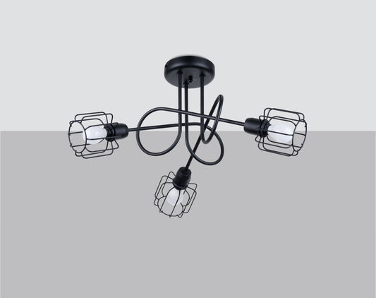 Chandelier BELUCI 3S black