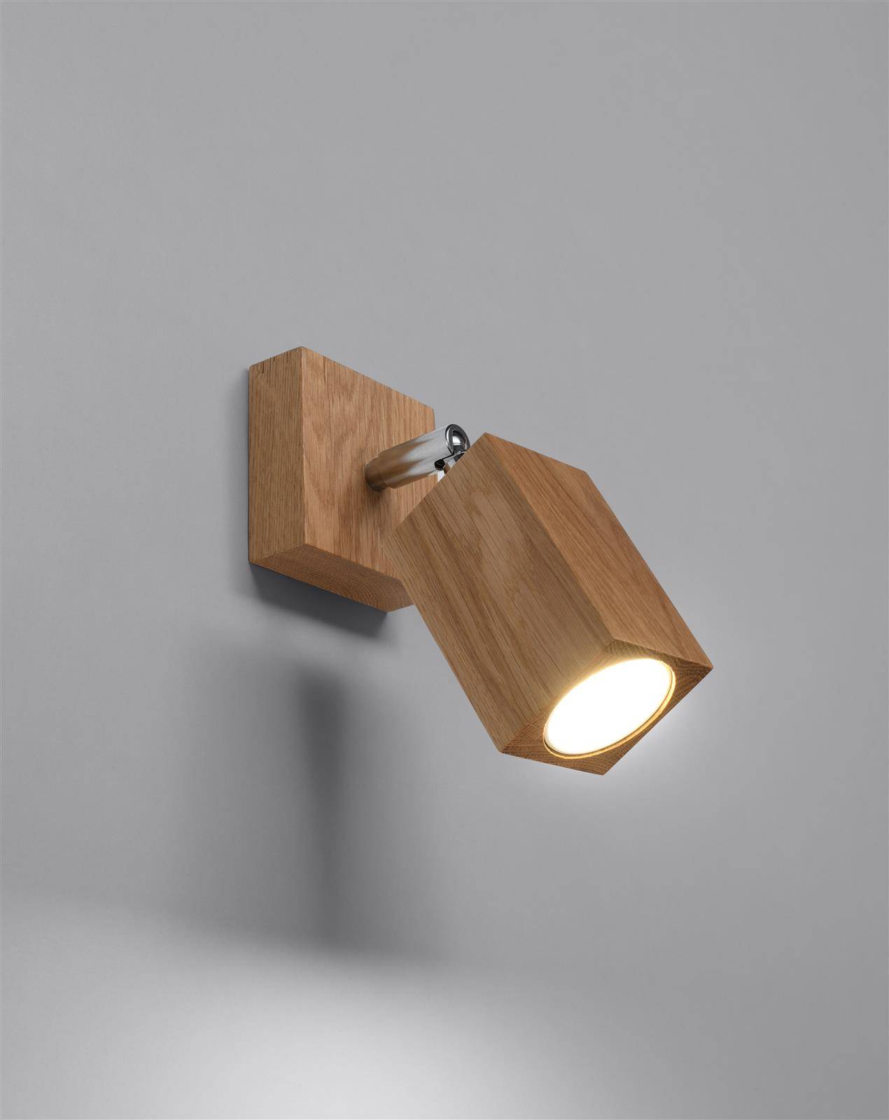 Wall lamp KEKE oak